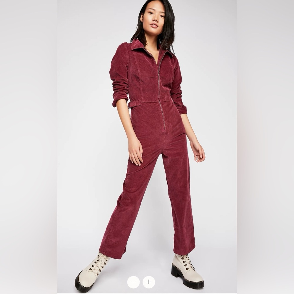 Take Me Out Cord Jumpsuit
